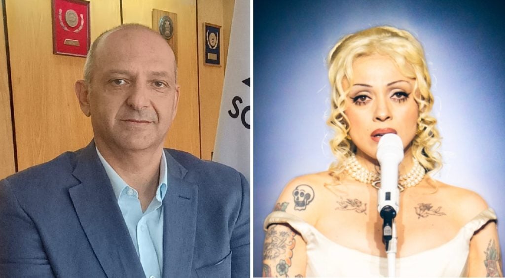 Cristián Gálvez y Mon Laferte